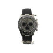 Rolex Daytona Oysterflex ref. 116519LN grey oro bianco 18kt nuovo 